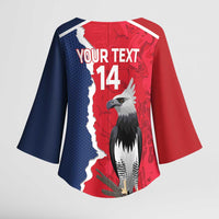 Panama 2026 Football Custom Kimono Sleeve Blouse Los Canaleros Harpy Eagle
