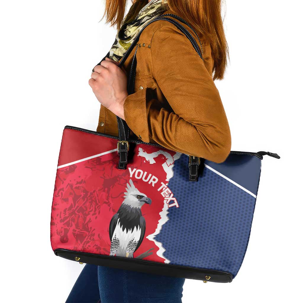 Panama 2026 Football Custom Leather Tote Bag Los Canaleros Harpy Eagle