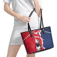 Panama 2026 Football Custom Leather Tote Bag Los Canaleros Harpy Eagle