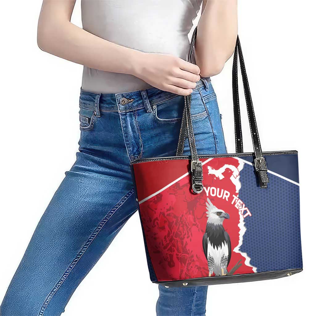 Panama 2026 Football Custom Leather Tote Bag Los Canaleros Harpy Eagle