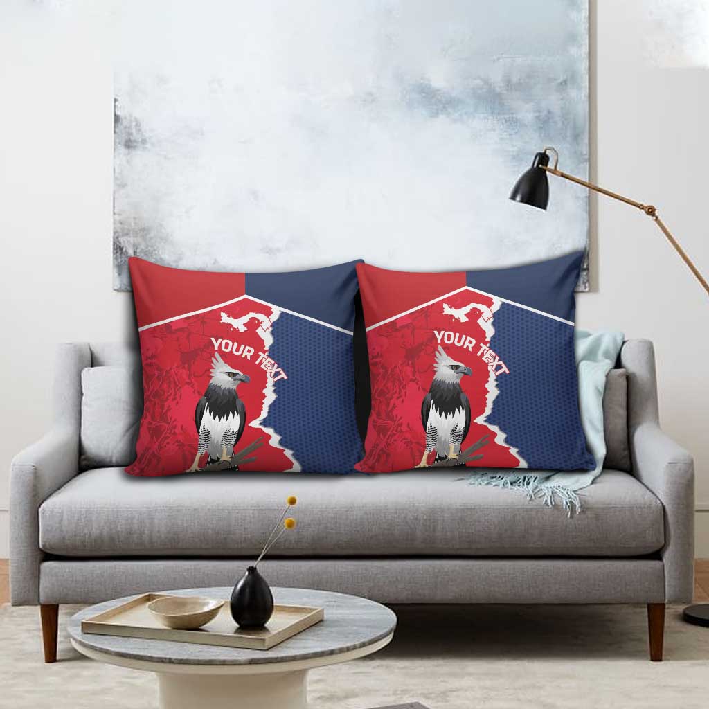 Panama 2026 Football Custom Pillow Cover Los Canaleros Harpy Eagle