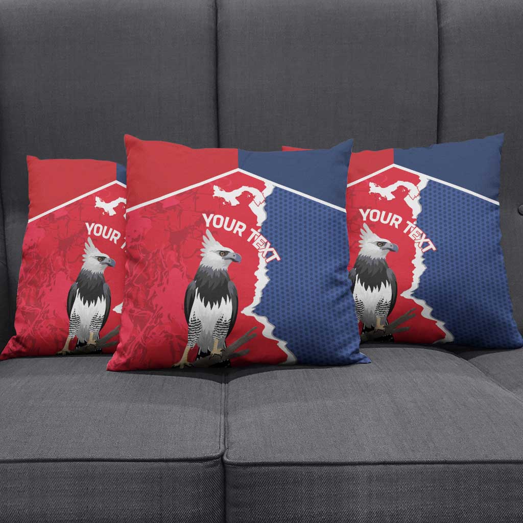 Panama 2026 Football Custom Pillow Cover Los Canaleros Harpy Eagle