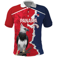 Panama 2026 Football Custom Polo Shirt Los Canaleros Harpy Eagle
