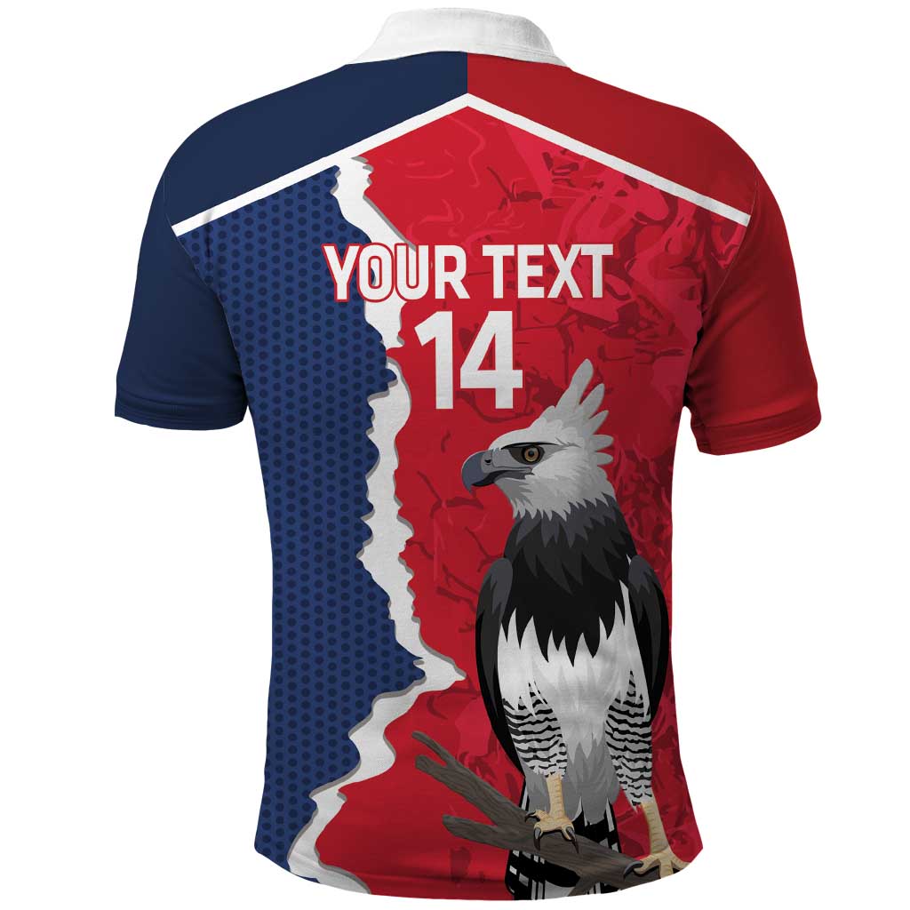 Panama 2026 Football Custom Polo Shirt Los Canaleros Harpy Eagle