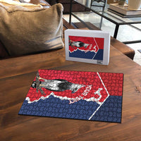 Panama 2026 Football Custom Puzzle Los Canaleros Harpy Eagle