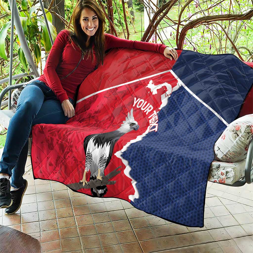 Panama 2026 Football Custom Quilt Los Canaleros Harpy Eagle
