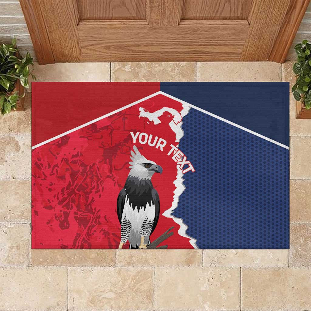 Panama 2026 Football Custom Rubber Doormat Los Canaleros Harpy Eagle