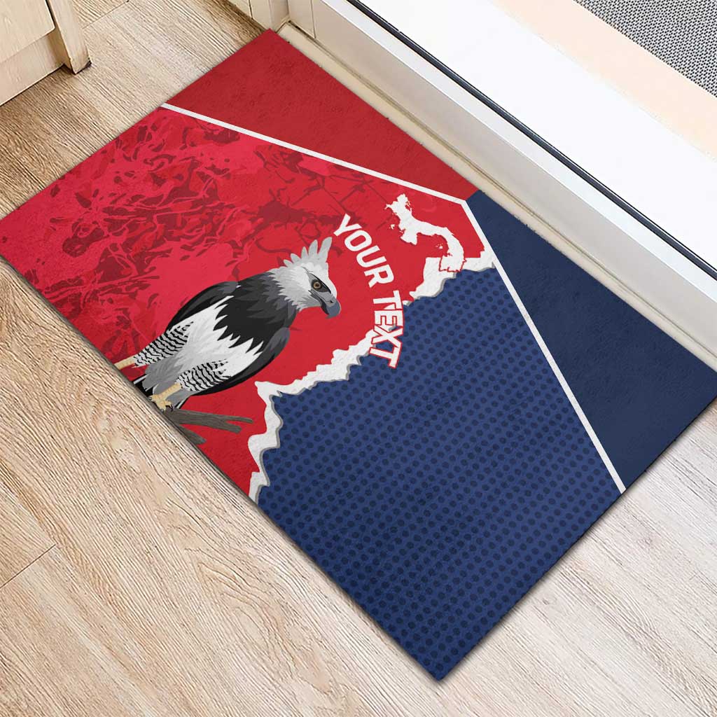 Panama 2026 Football Custom Rubber Doormat Los Canaleros Harpy Eagle