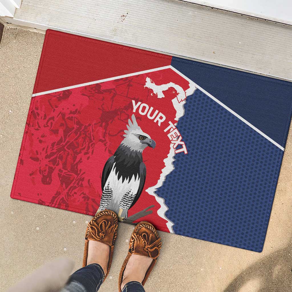 Panama 2026 Football Custom Rubber Doormat Los Canaleros Harpy Eagle