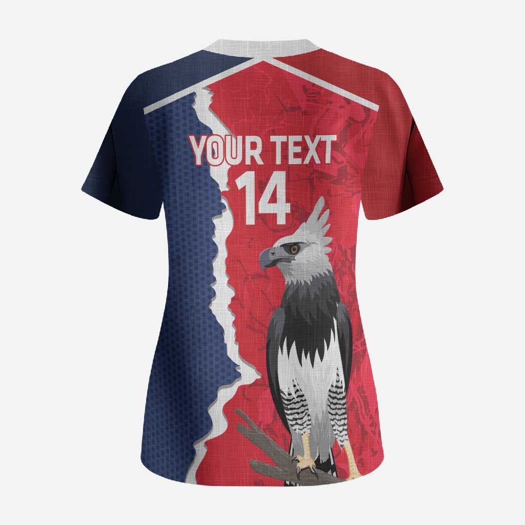 Panama 2026 Football Custom Scrub Top Los Canaleros Harpy Eagle