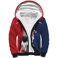 Panama 2026 Football Custom Sherpa Hoodie Los Canaleros Harpy Eagle