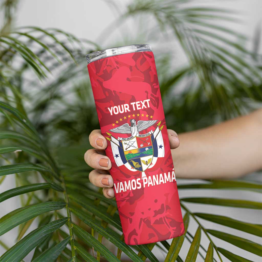 Panama 2026 Football Custom Skinny Tumbler Los Canaleros Harpy Eagle