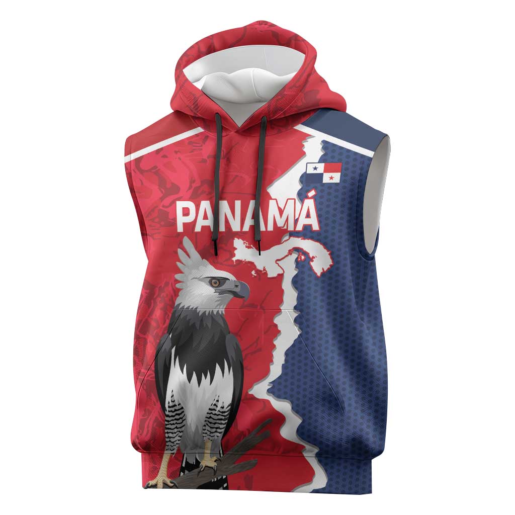 Panama 2026 Football Custom Sleeveless Hoodie Los Canaleros Harpy Eagle