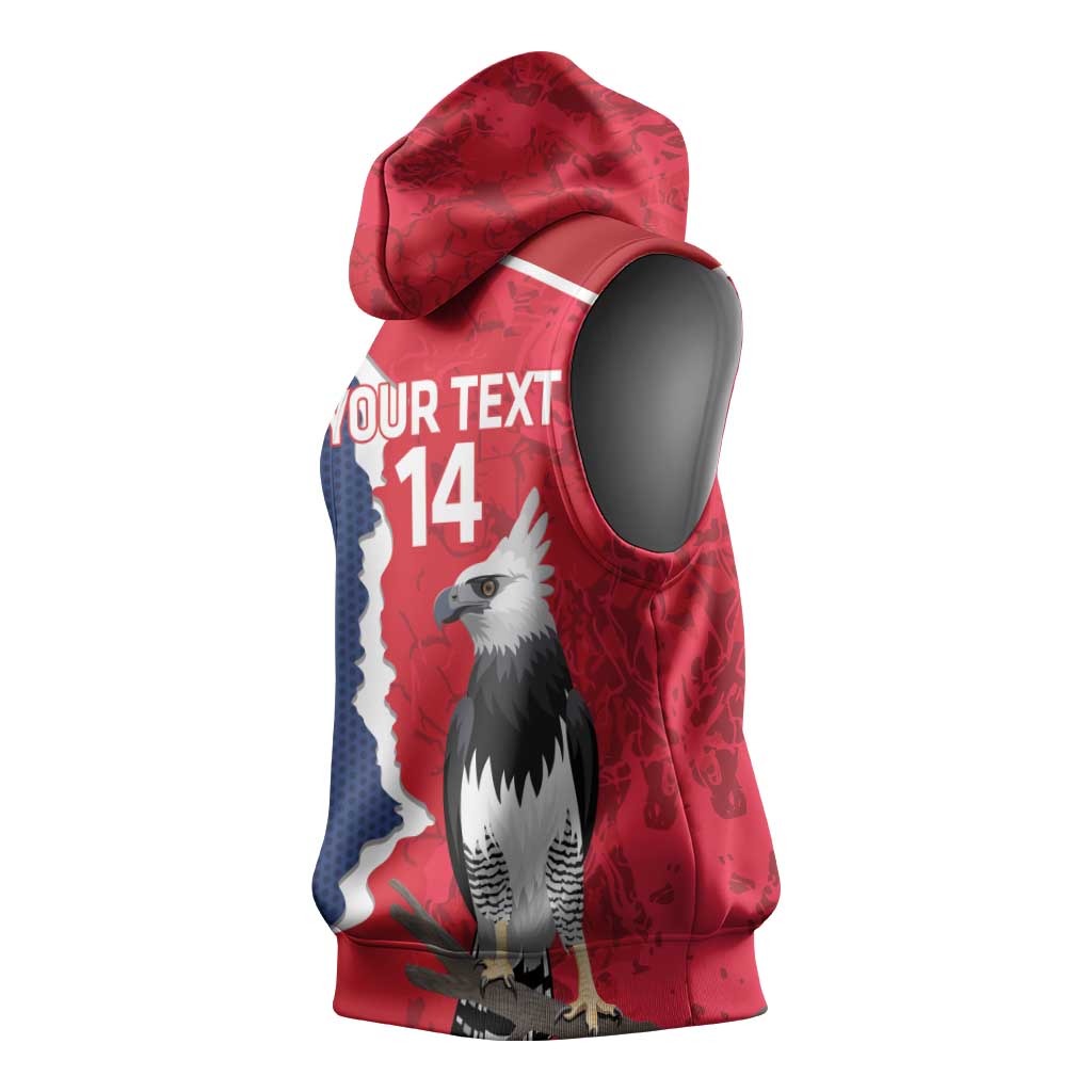 Panama 2026 Football Custom Sleeveless Hoodie Los Canaleros Harpy Eagle