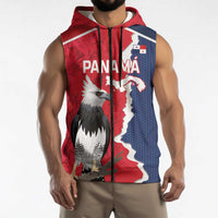 Panama 2026 Football Custom Sleeveless Zip Hoodie Los Canaleros Harpy Eagle