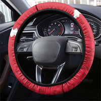 Panama 2026 Football Steering Wheel Cover Los Canaleros Harpy Eagle