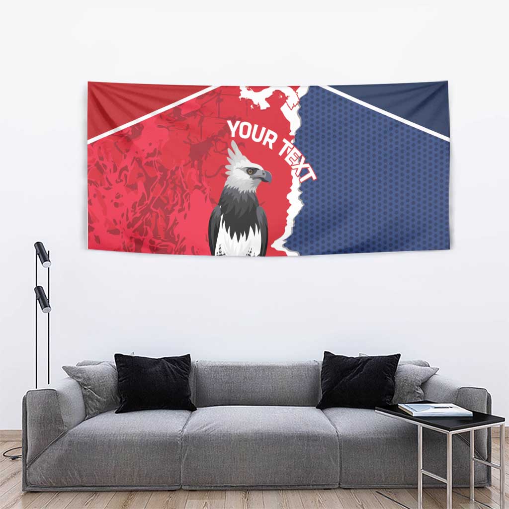 Panama 2026 Football Custom Tapestry Los Canaleros Harpy Eagle