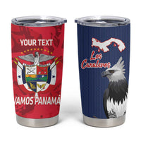 Panama 2026 Football Custom Tumbler Cup Los Canaleros Harpy Eagle