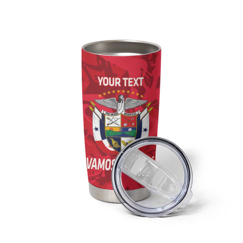 Panama 2026 Football Custom Tumbler Cup Los Canaleros Harpy Eagle