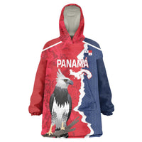 Panama 2026 Football Custom Wearable Blanket Hoodie Los Canaleros Harpy Eagle