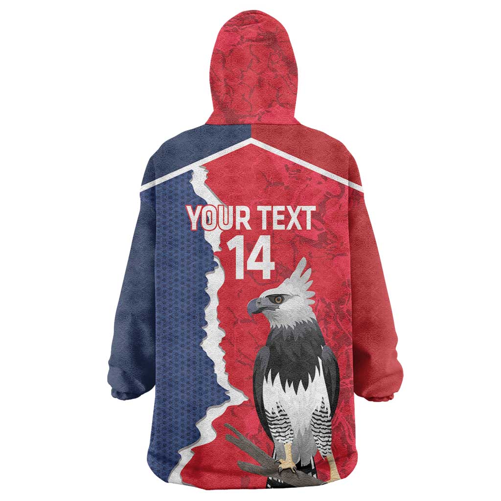 Panama 2026 Football Custom Wearable Blanket Hoodie Los Canaleros Harpy Eagle