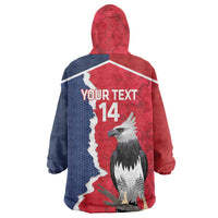 Panama 2026 Football Custom Wearable Blanket Hoodie Los Canaleros Harpy Eagle