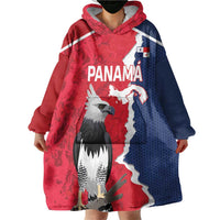 Panama 2026 Football Custom Wearable Blanket Hoodie Los Canaleros Harpy Eagle