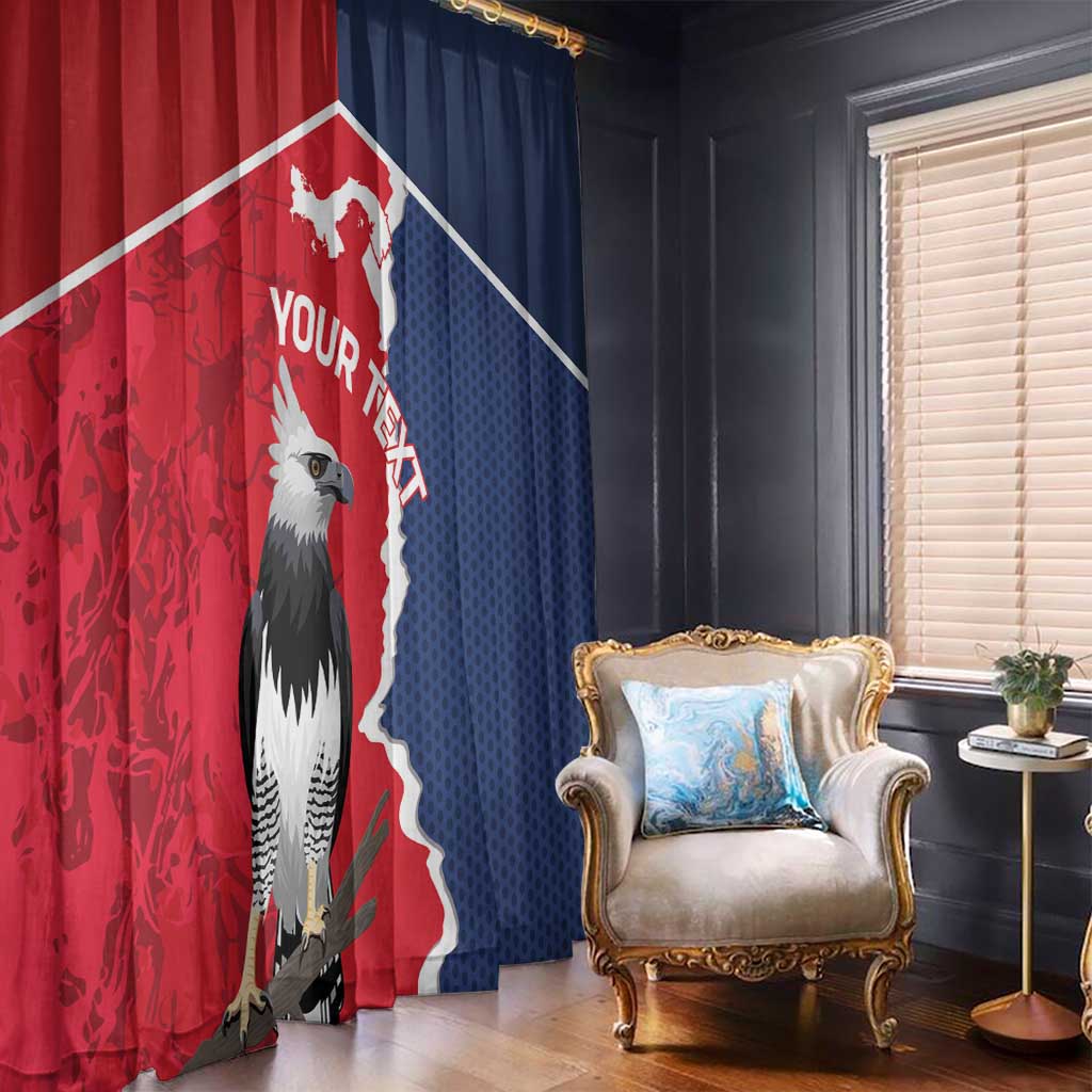 Panama 2026 Football Custom Window Curtain Los Canaleros Harpy Eagle