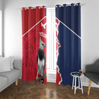 Panama 2026 Football Custom Window Curtain Los Canaleros Harpy Eagle