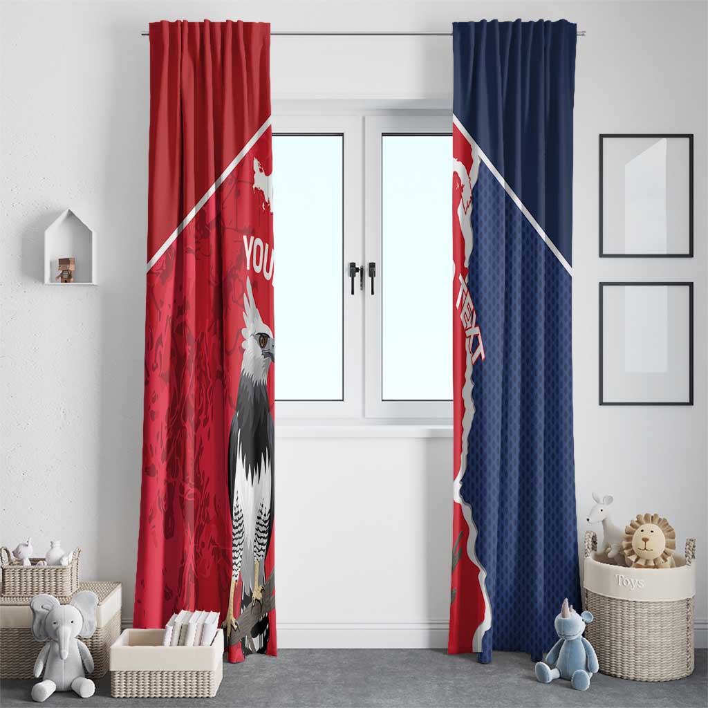 Panama 2026 Football Custom Window Curtain Los Canaleros Harpy Eagle