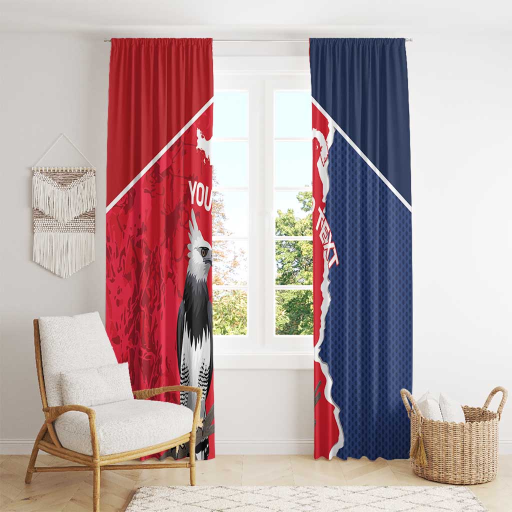 Panama 2026 Football Custom Window Curtain Los Canaleros Harpy Eagle