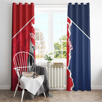 Panama 2026 Football Custom Window Curtain Los Canaleros Harpy Eagle