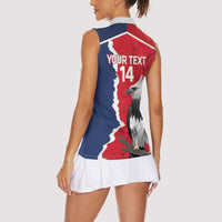 Panama 2026 Football Custom Women Sleeveless Polo Shirt Los Canaleros Harpy Eagle