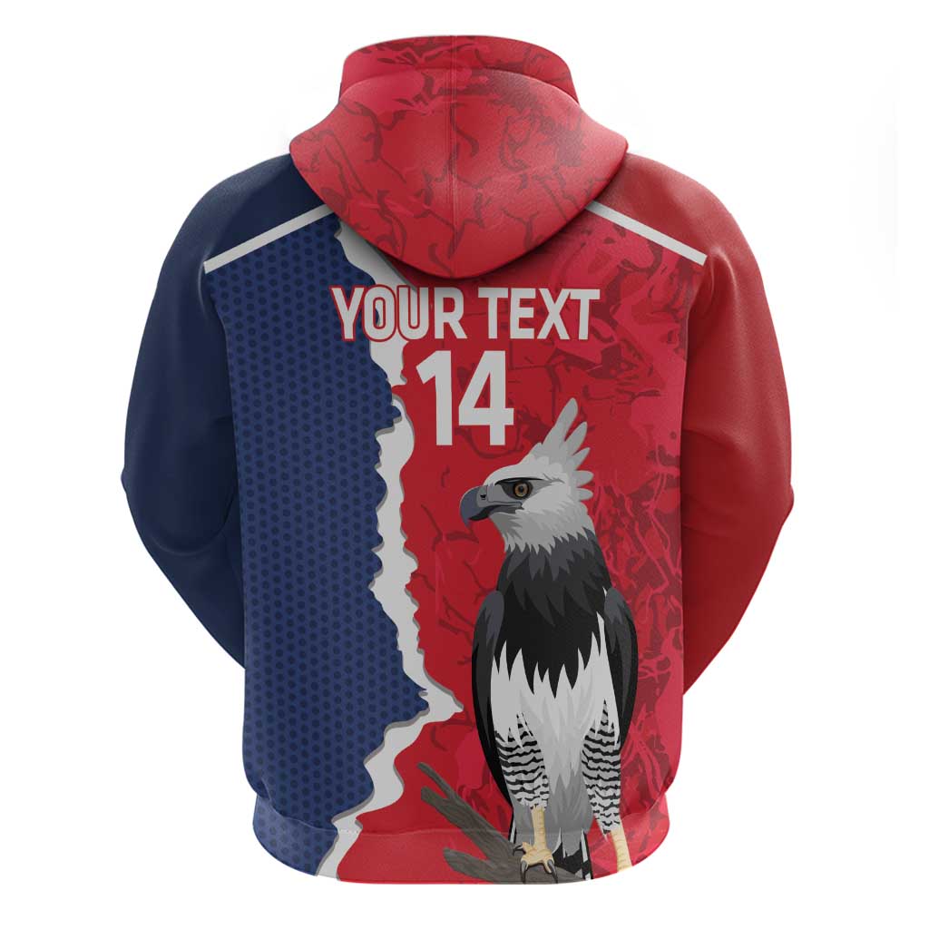 Panama 2026 Football Custom Zip Hoodie Los Canaleros Harpy Eagle