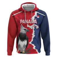 Panama 2026 Football Custom Zip Hoodie Los Canaleros Harpy Eagle