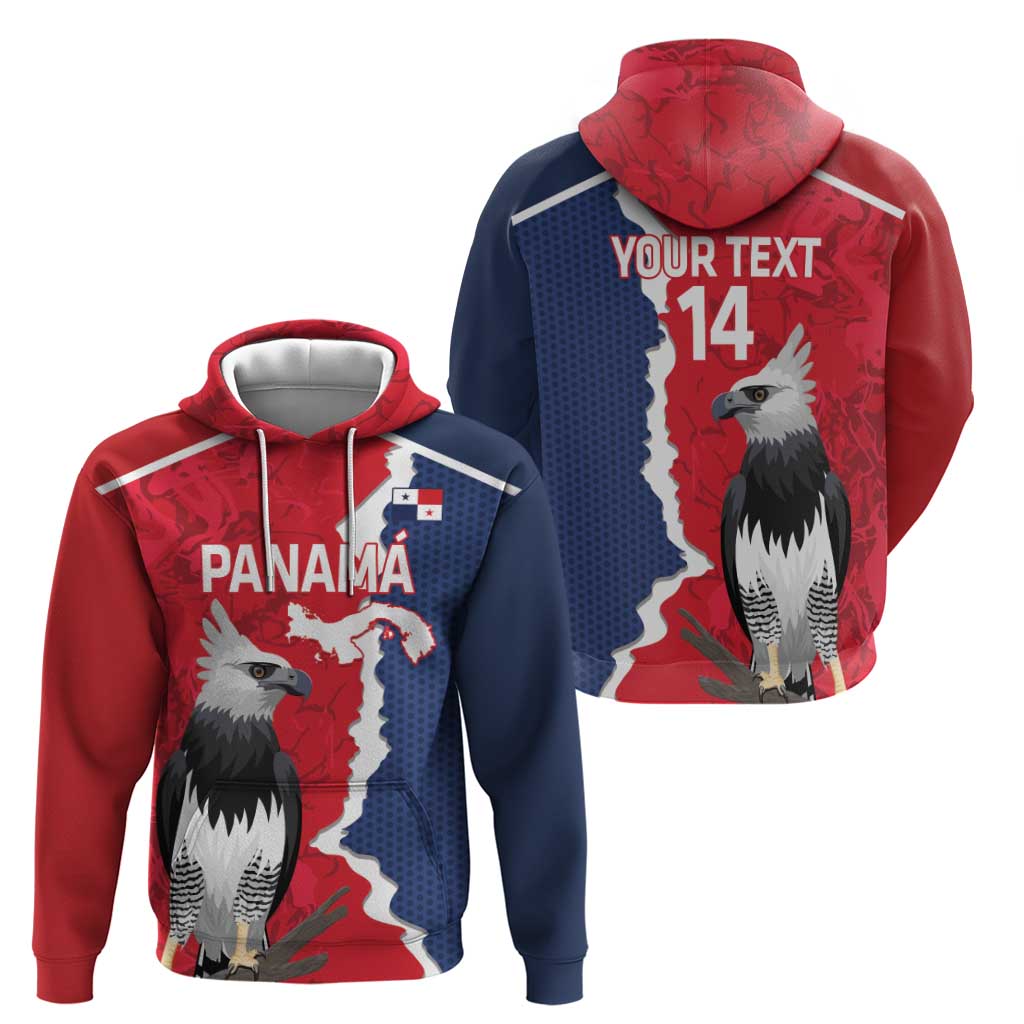 Panama 2026 Football Custom Zip Hoodie Los Canaleros Harpy Eagle