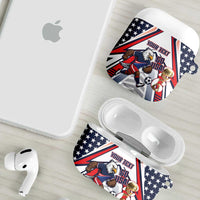 USA 2026 Soccer Custom AirPods Case United States Eagle Go Champions