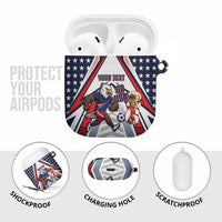 USA 2026 Soccer Custom AirPods Case United States Eagle Go Champions