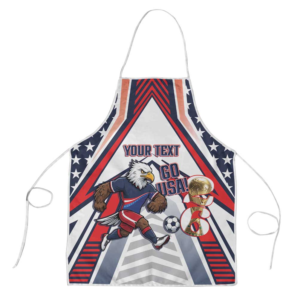 USA 2026 Soccer Custom Apron United States Eagle Go Champions