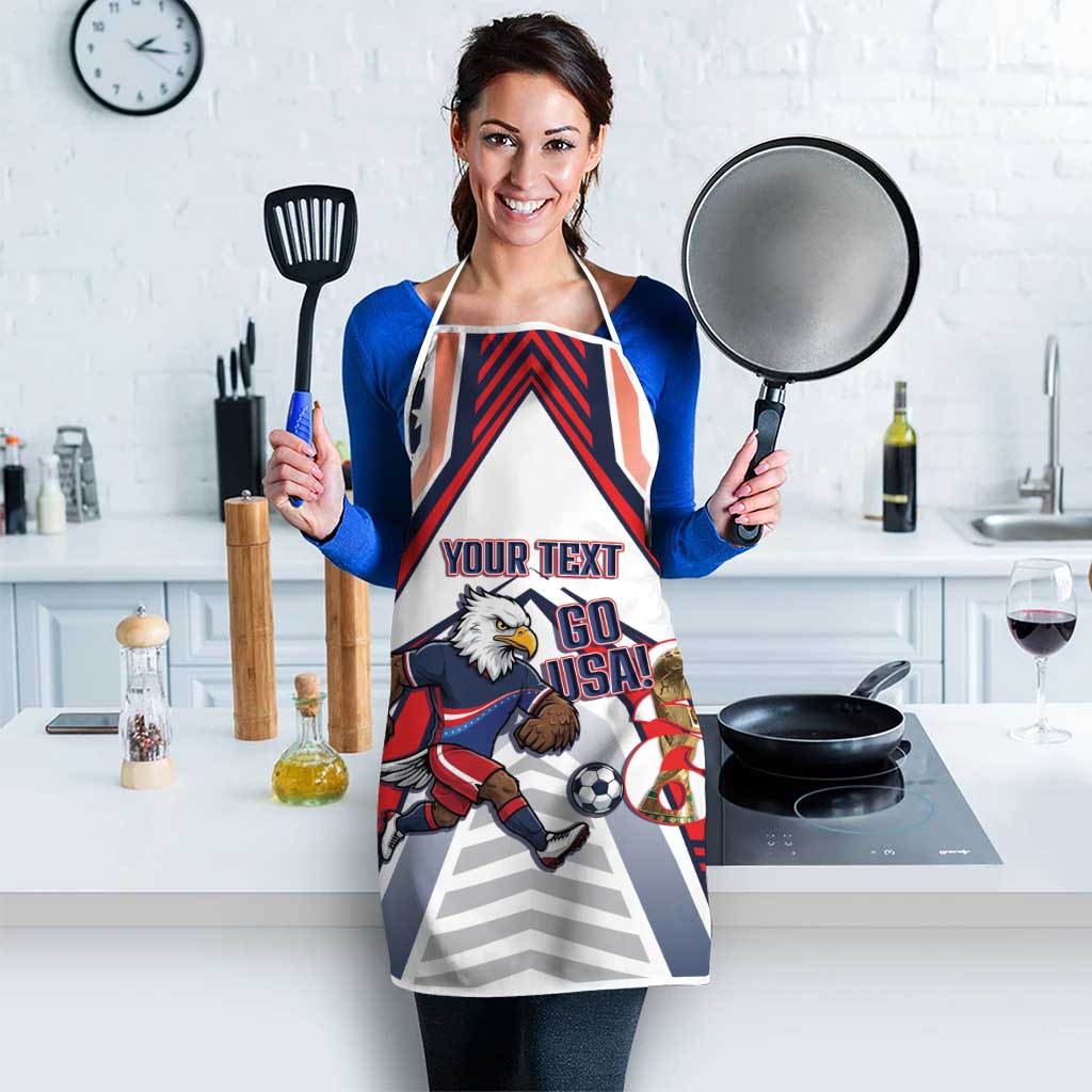 USA 2026 Soccer Custom Apron United States Eagle Go Champions