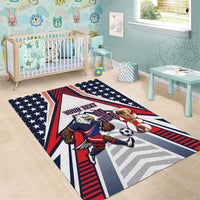 USA 2026 Soccer Custom Area Rug United States Eagle Go Champions