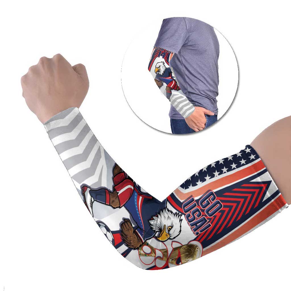 USA 2026 Soccer Custom Arm Sleeves United States Eagle Go Champions