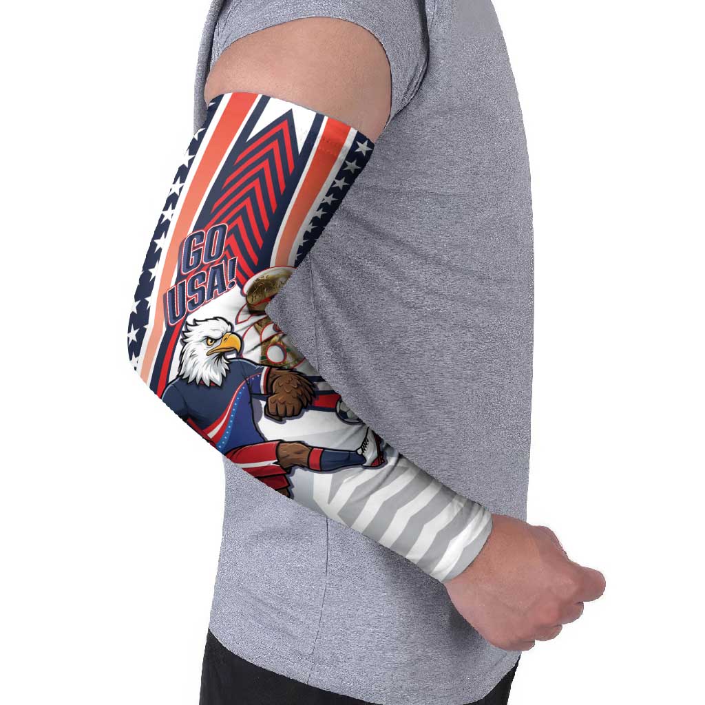 USA 2026 Soccer Custom Arm Sleeves United States Eagle Go Champions