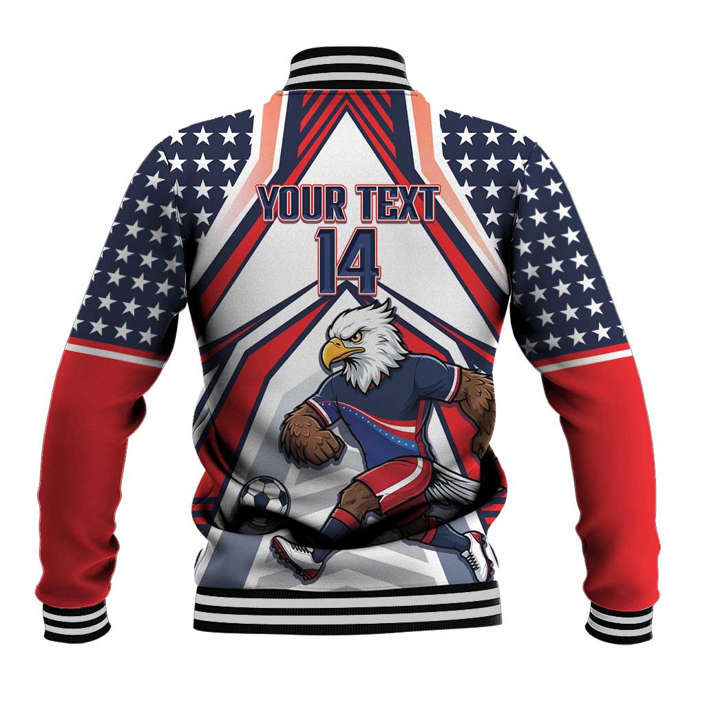 USA 2026 Soccer Custom Baseball Jacket United States Eagle Go Champions