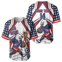 USA 2026 Soccer Custom Baseball Jersey United States Eagle Go Champions