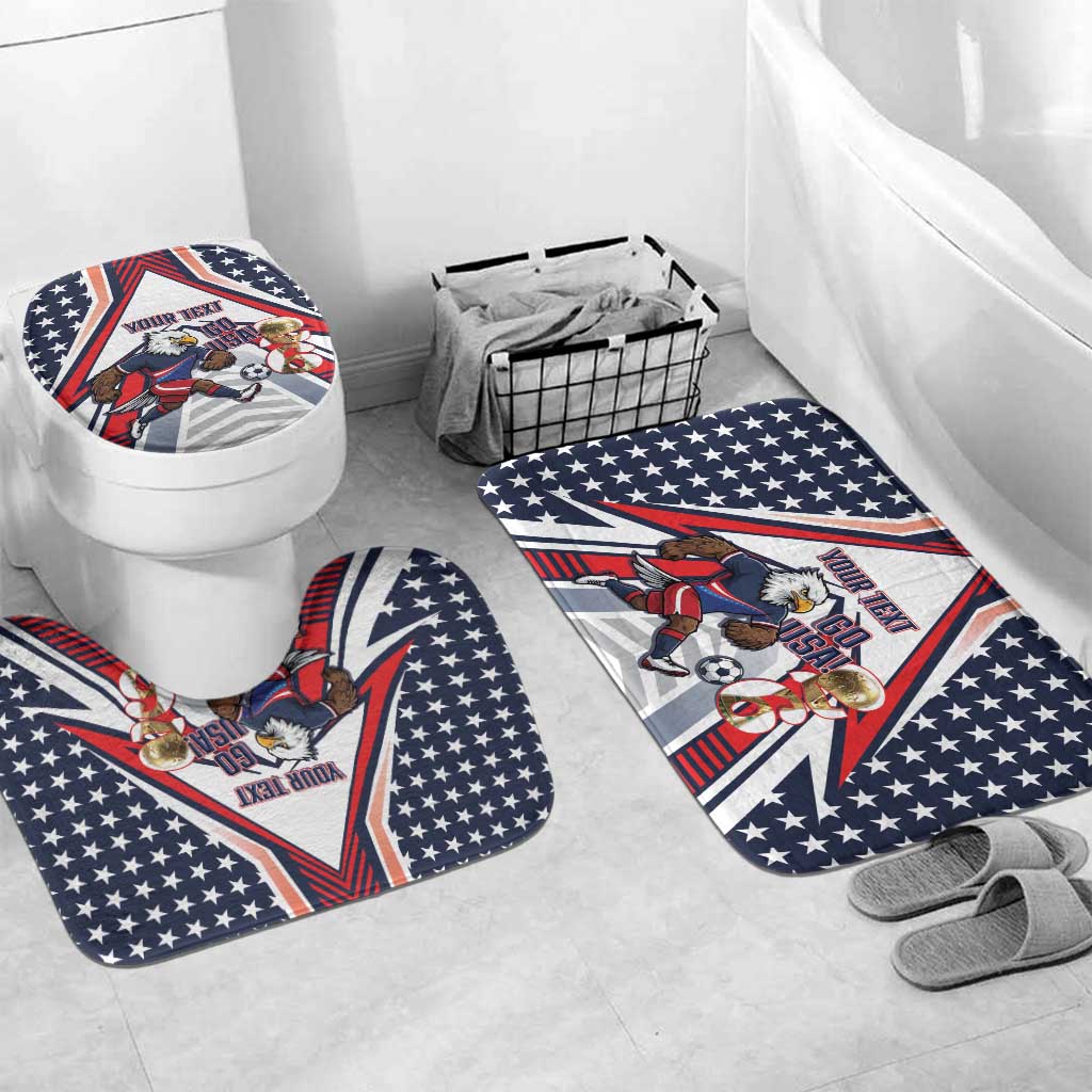 USA 2026 Soccer Custom Bathroom Set United States Eagle Go Champions