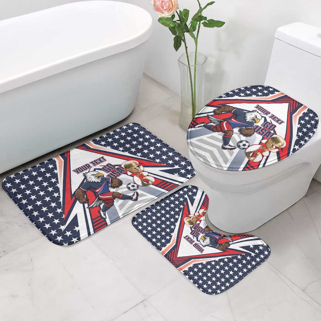 USA 2026 Soccer Custom Bathroom Set United States Eagle Go Champions