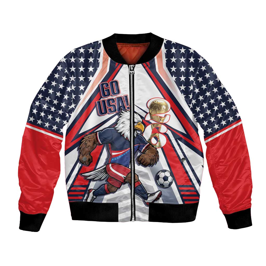USA 2026 Soccer Custom Bomber Jacket United States Eagle Go Champions