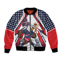 USA 2026 Soccer Custom Bomber Jacket United States Eagle Go Champions