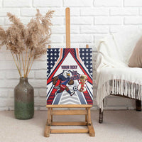 USA 2026 Soccer Custom Canvas Wall Art United States Eagle Go Champions